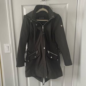 Guess heavy weight rain coat